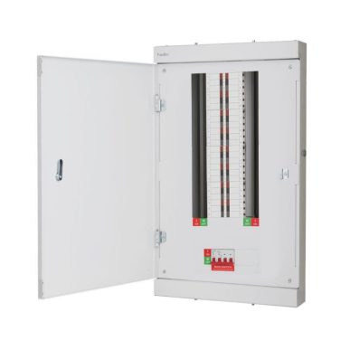 FuseBox TPN16FB 16 Way TPN Distribution Board 125A