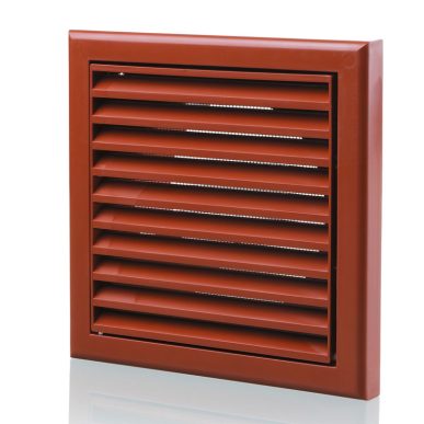 Fixed Grille 100mm Terracotta