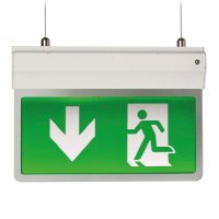 Ansell Eagle AE3LED/3M/W Exit Sign 3M/NM