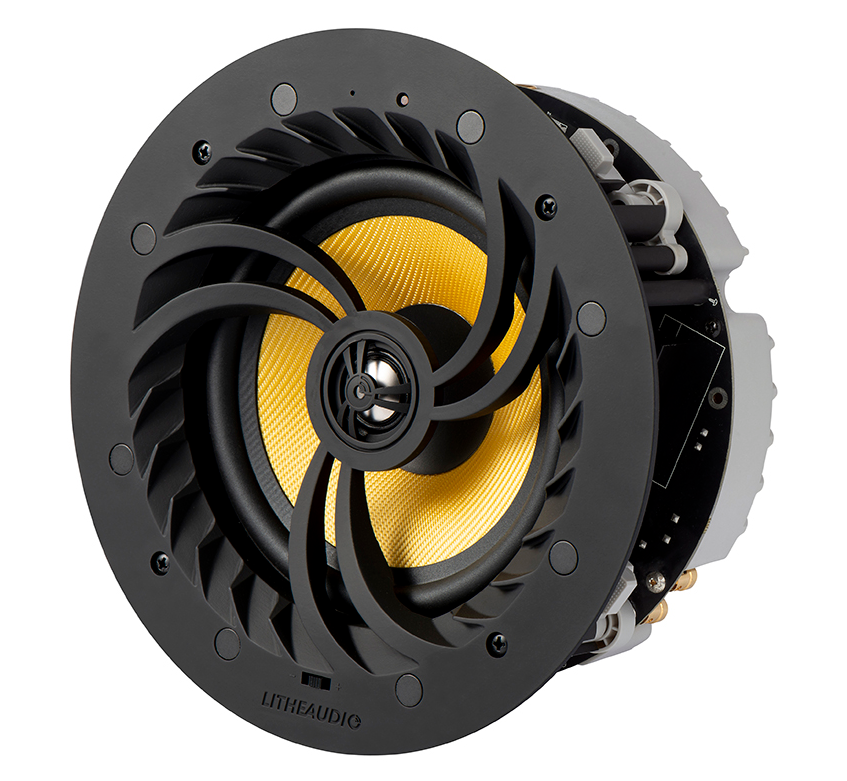 Lithe Audio 06610 Wi-Fi Ceiling Speaker (Pair - Active/Passive)