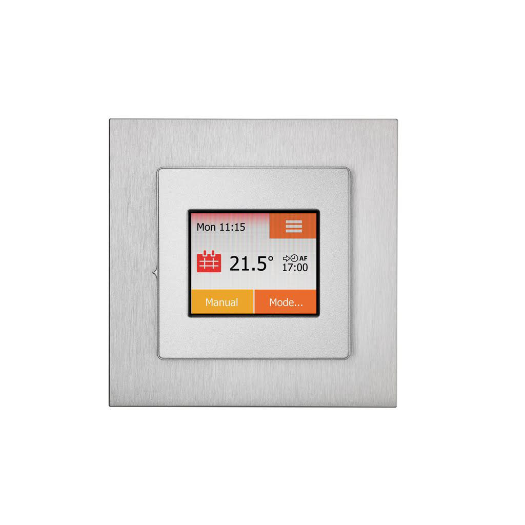Heat Mat NGTouch Silver Thermostat with Aluminium Surround