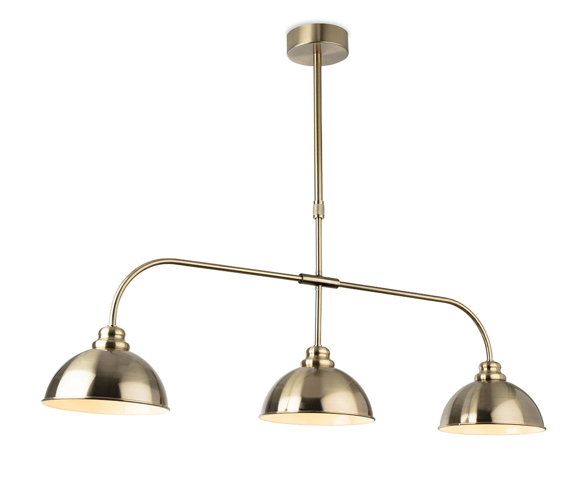 Firstlight 2894AB Eagle 3 Lamp Pendant (Antique Brass)