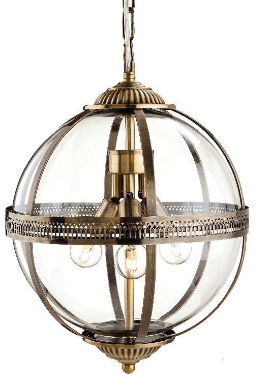 Firstlight 3413AB Mayfair Pendant Light