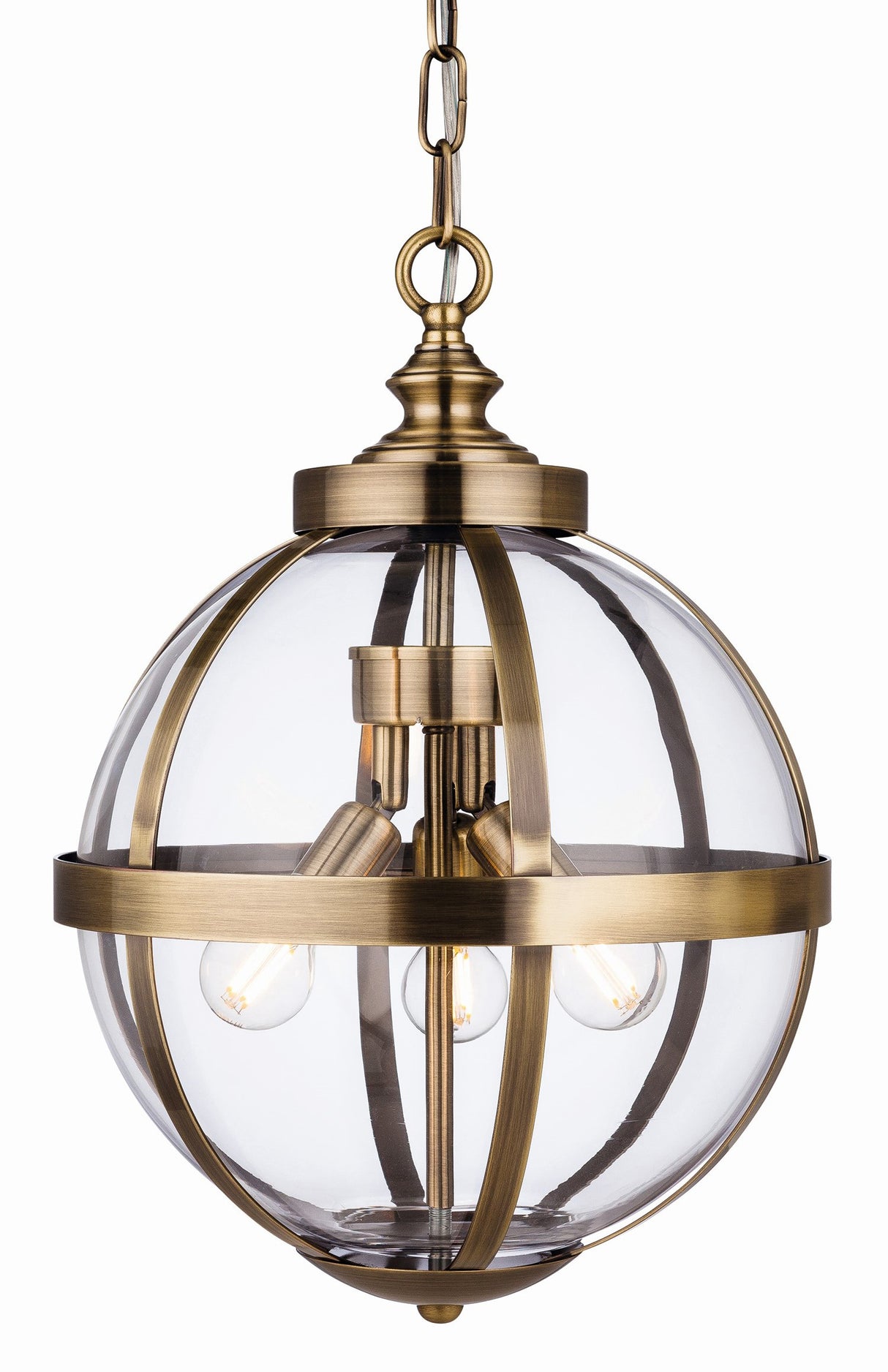 Firstlight Monroe Pendant Light (Antique Brass)