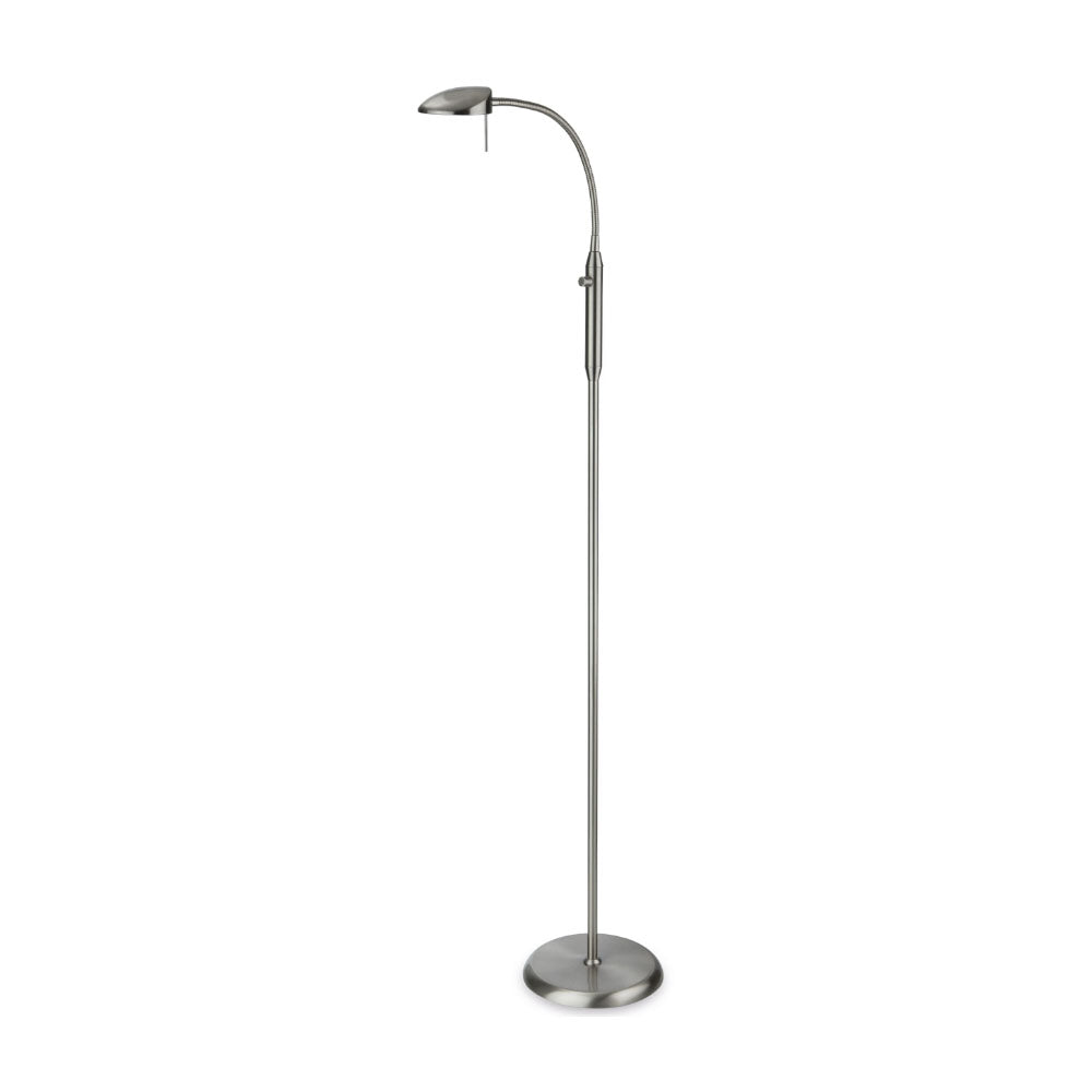 Firstlight Milan 4927BS LED Floor Lamp (Brushed Steel)