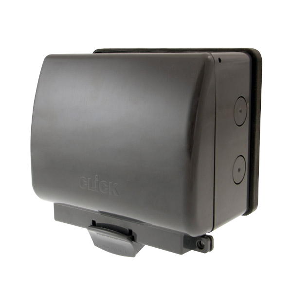 Click OA036AG 2G Outdoor Socket IP66 13A