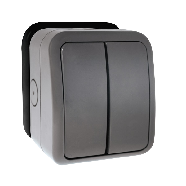 Click OA412AGU 2 Gang 10amp Aquip Outdoor Switch