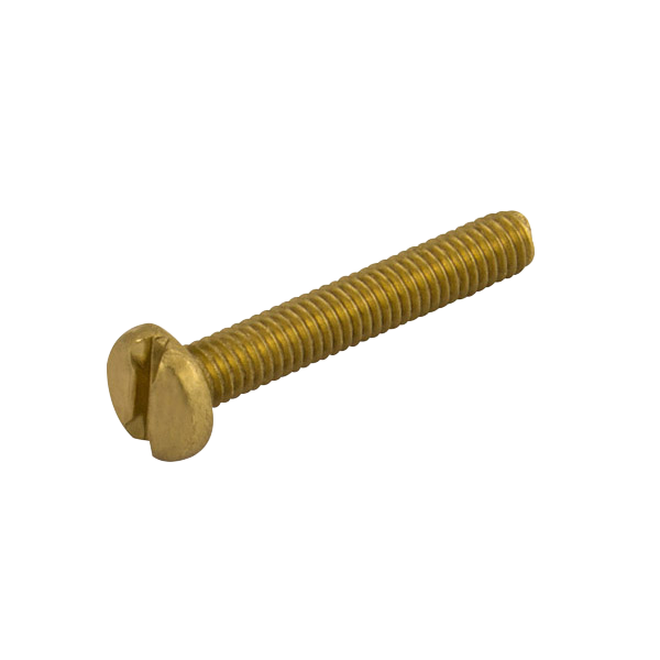 Unicrimp QMS4-25B M4X25 Brass Pan Head Screw