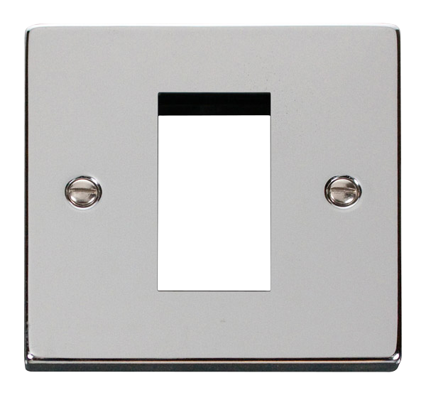 Click VPCH310 1-4 Gang Plates 1 GANG SINGLE APERTURE FOR MEDIA MOD