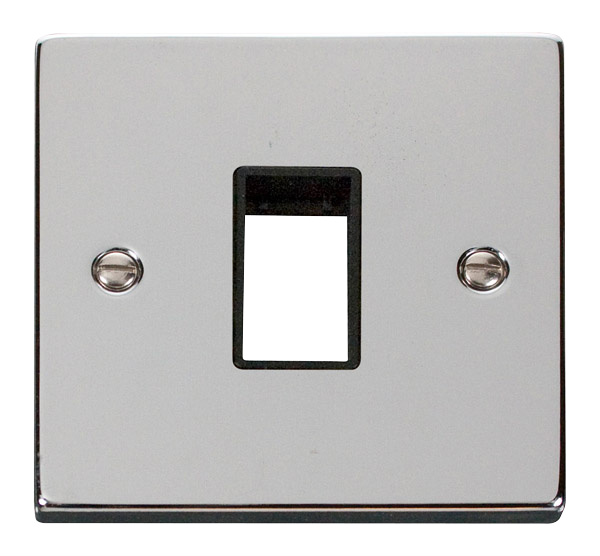 Click VPCH401BK 1-6 Gang Plates SINGLE SWITCH PLATE1 GANG APERTURE