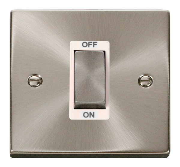 Click VPSC500WH Satin Chrome 1G 45a Ingot Cooker Switch