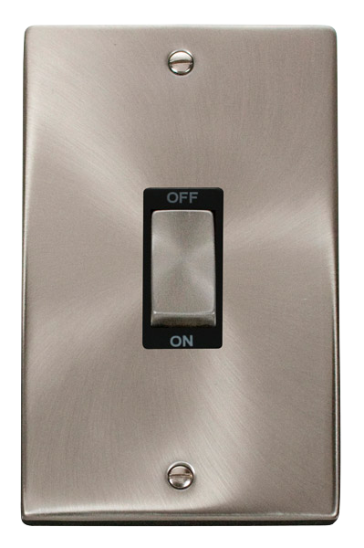 Click VPSC502BK Satin Chrome 2G 45a Ingot Cooker Switch