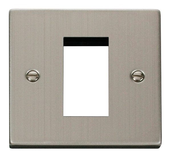 Click VPSS310 1-4 Gang Plates 1 GANG SINGLE APERTURE FOR MEDIA MOD